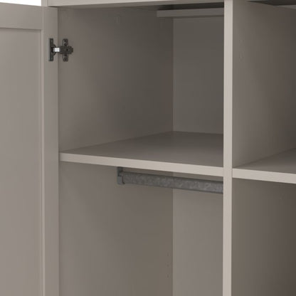 Paris Wardrobe with 2 Doors in Cashmere