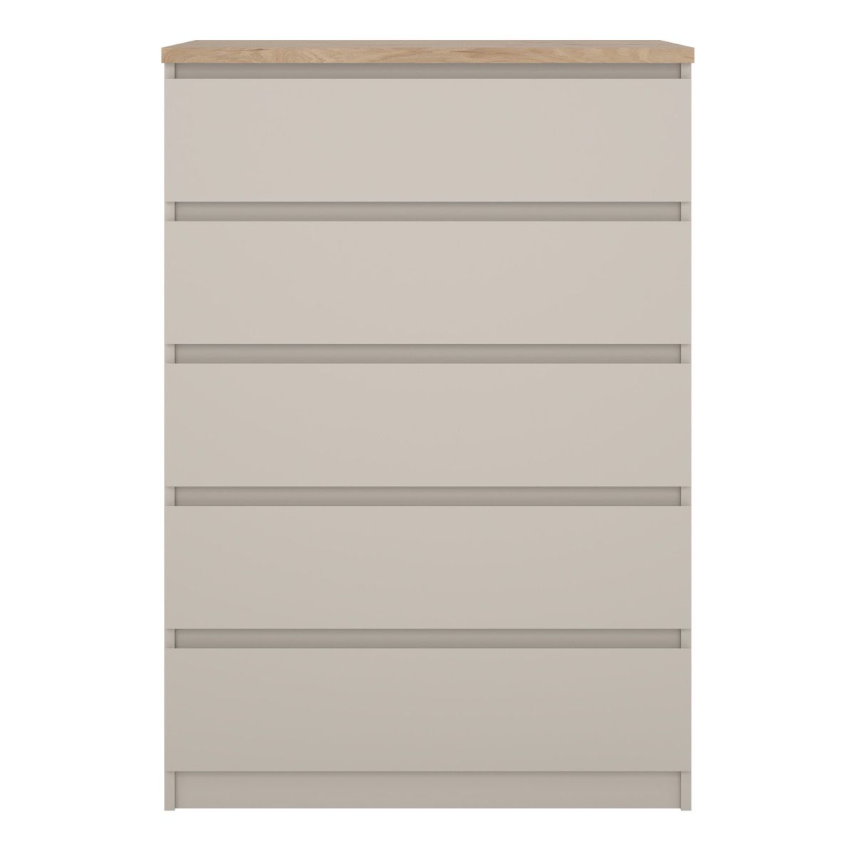 Naia Chest of 5 Drawers in Cashmere Jackson Hickory