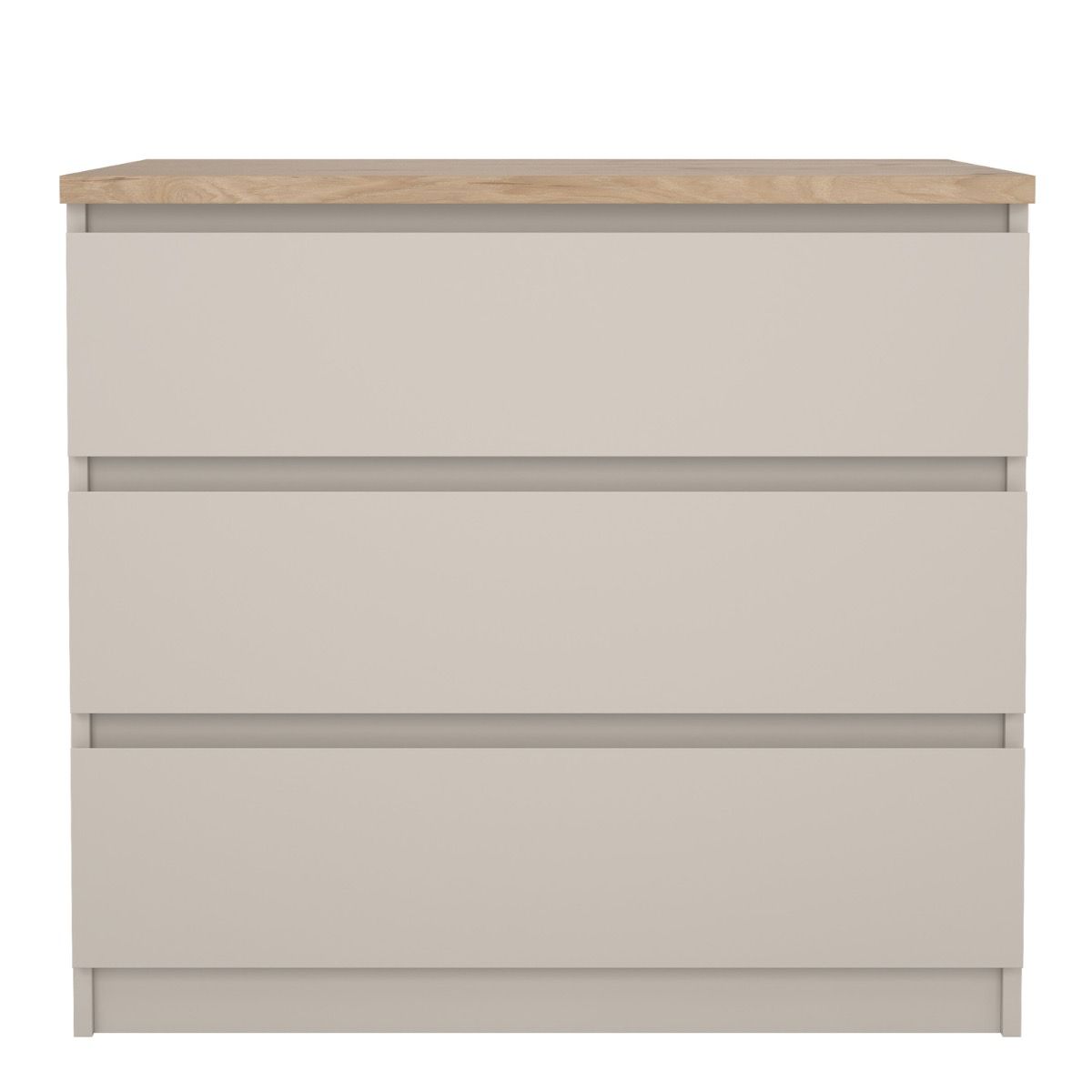 Naia Chest of 3 Drawers in Cashmere Jackson Hickory
