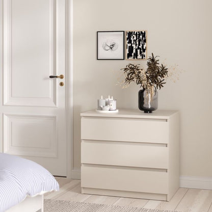 Naia Chest of 3 Drawers in Cashmere
