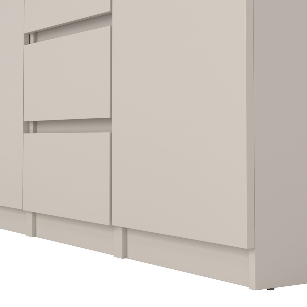 Naia Sideboard 4 Drawers 2 Doors in Cashmere Jackson Hickory