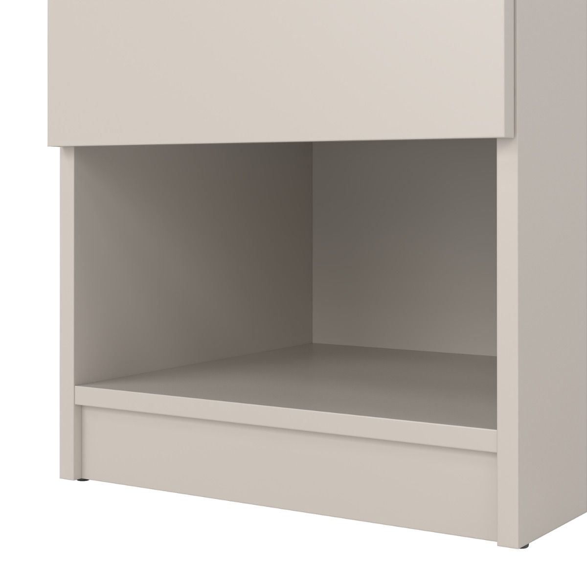 Naia Bedside 1 Drawer 1 Shelf in Cashmere Jackson Hickory