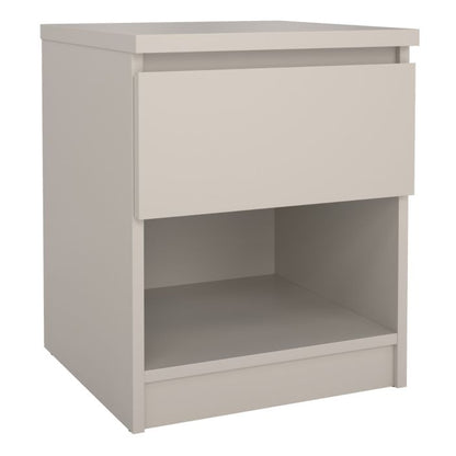 Naia Nightstand 1 Drawer Nightstand in Cashmere