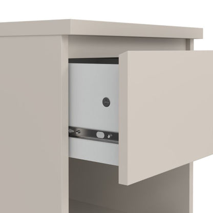 Naia Nightstand 1 Drawer Nightstand in Cashmere