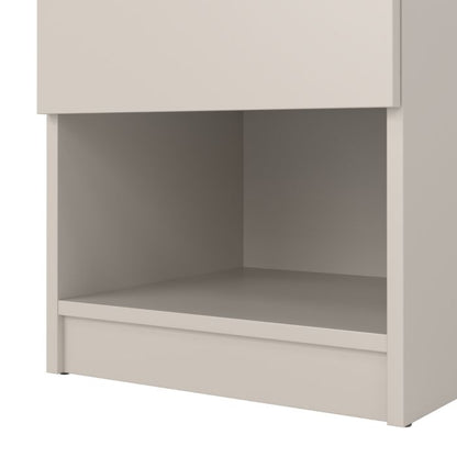 Naia Nightstand 1 Drawer Nightstand in Cashmere
