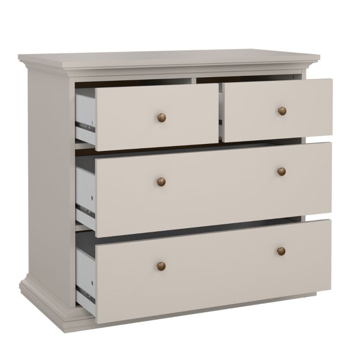 Paris Chest of 4 Drawers in Cashmere