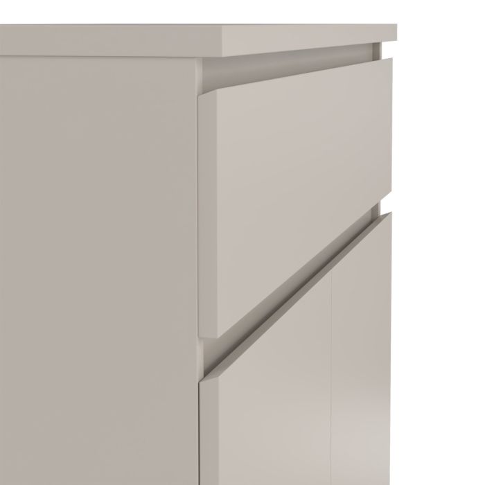 Naia Shoe cabinet with 2 Doors 1 Drawer in Cashmere