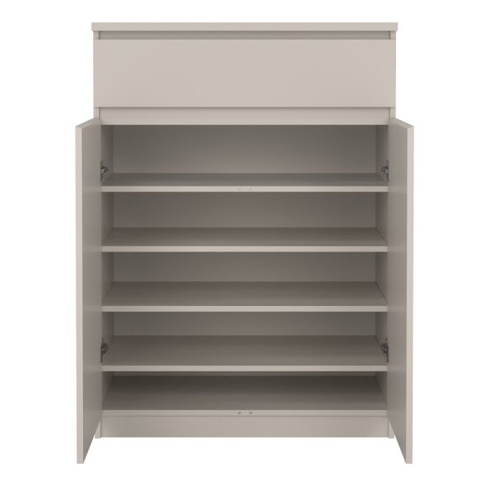 Naia Shoe cabinet with 2 Doors 1 Drawer in Cashmere