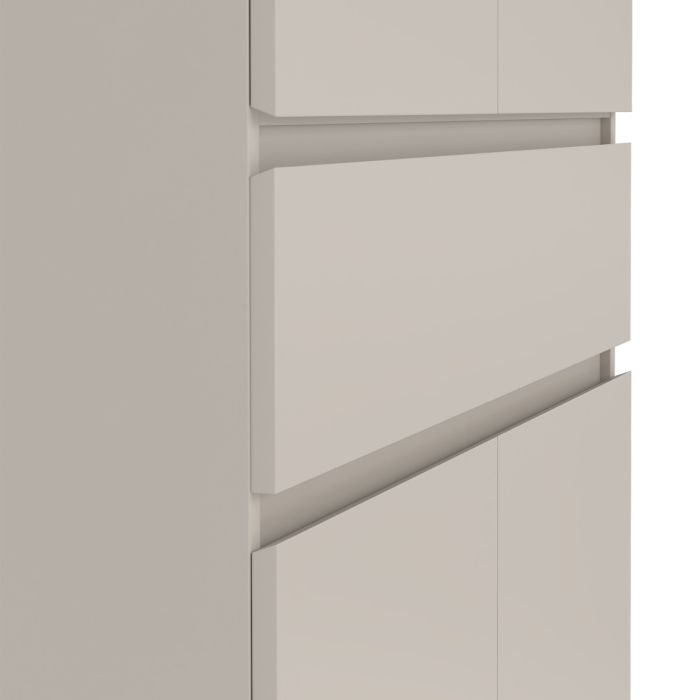 Naia Shoe cabinet with 4 Doors 1 Drawer in Cashmere