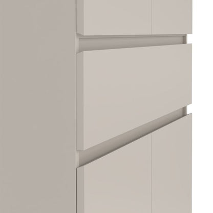 Naia Shoe cabinet with 4 Doors 1 Drawer in Cashmere