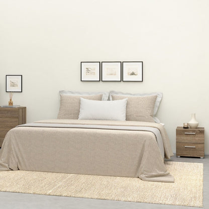 Pepe Bedside 2 Drawers in Truffle Oak