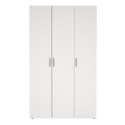 Pepe Wardrobe with 3 Doors in White