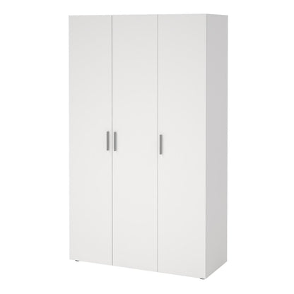 Pepe Wardrobe with 3 Doors in White
