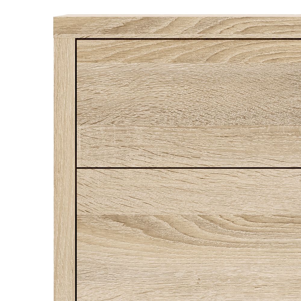 Prima Bookcase 1 Shelf with 2 Drawers and Doors in Oak