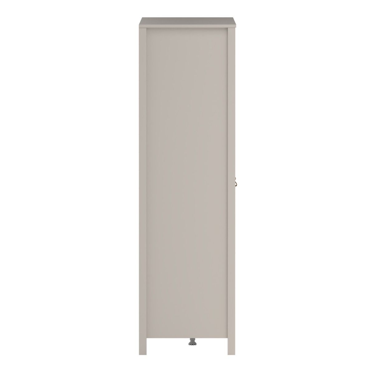 Barcelona Wardrobe with 2 Doors + 1 Mirror Door + 2 Drawers in Cashmere