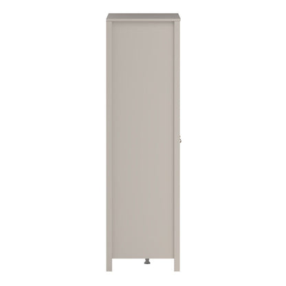 Barcelona Wardrobe with 2 Doors + 1 Mirror Door + 2 Drawers in Cashmere
