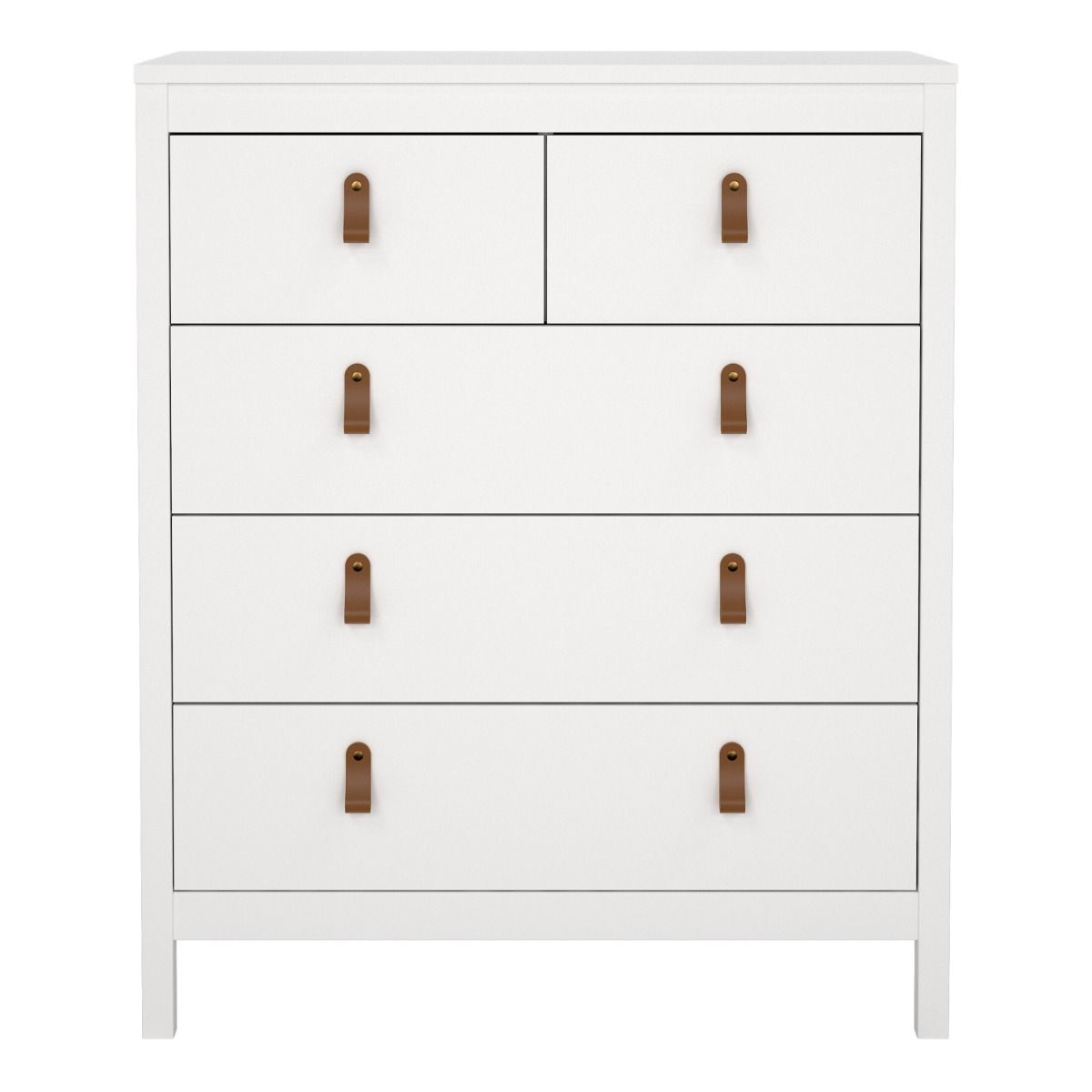 Barcelona Chest 3+2 Drawers in White