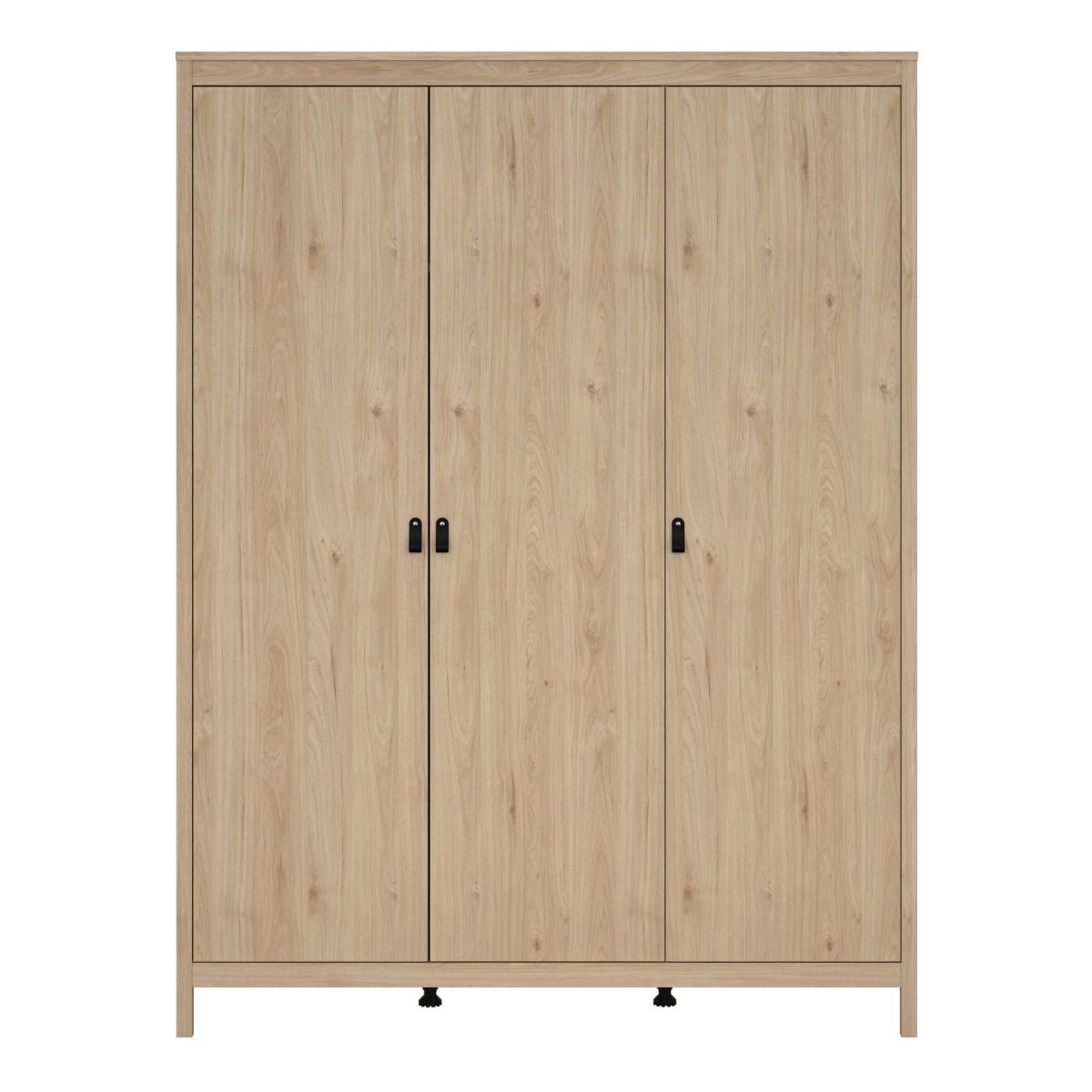 Barcelona Wardrobe with 3 Doors in Jackson Hickory Oak