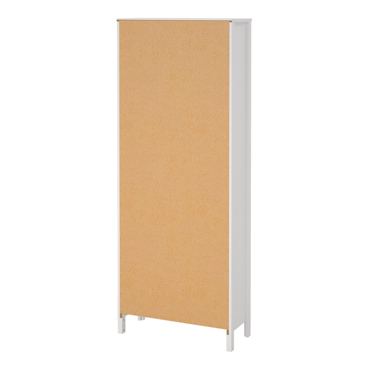 Barcelona China Cabinet 2 Glass Doors with 3 Drawers in White