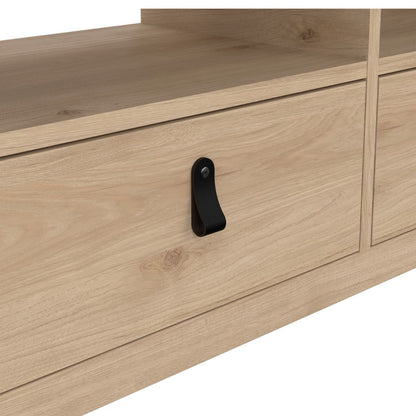 Barcelona TV Unit 3 Drawers in Jackson Hickory Oak