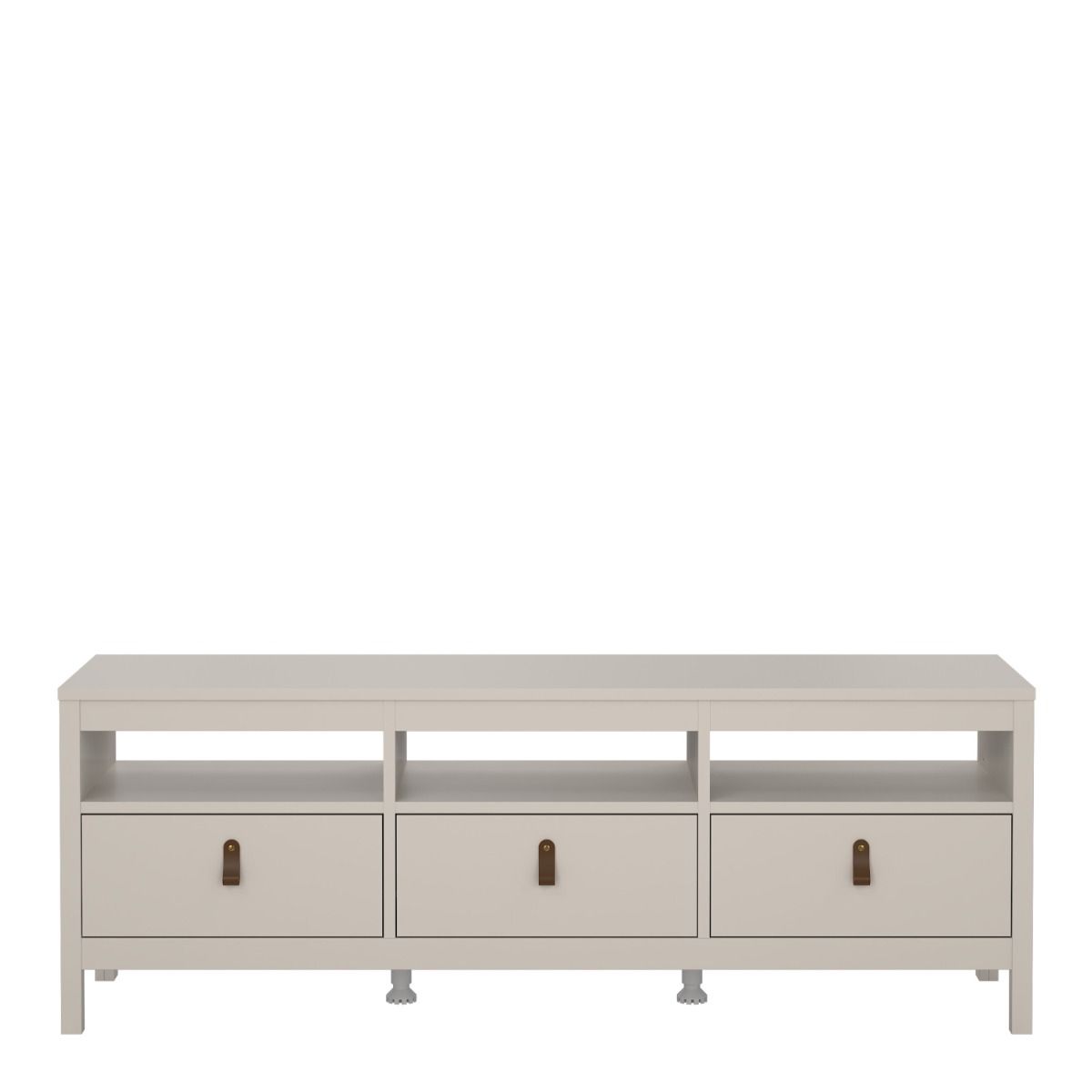 Barcelona TV Unit 3 Drawers in Cashmere