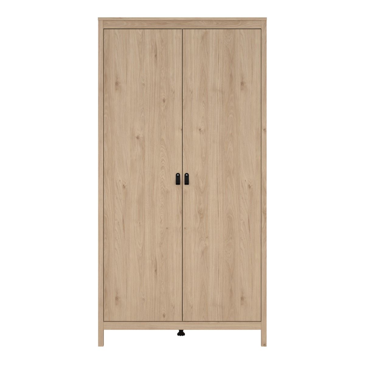 Barcelona Wardrobe with 2 Doors in Jackson Hickory Oak