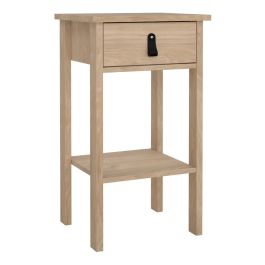 Barcelona Bedside Table with 1 Drawer in Jackson Hickory Oak