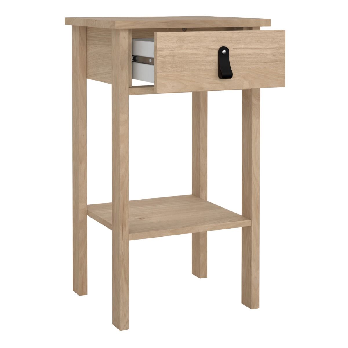 Barcelona Bedside Table with 1 Drawer in Jackson Hickory Oak