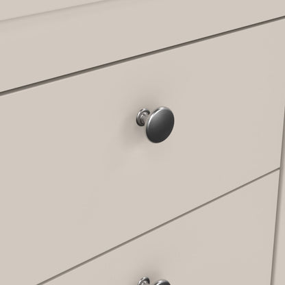 Madrid Bedside Table 2 Drawers in Cashmere