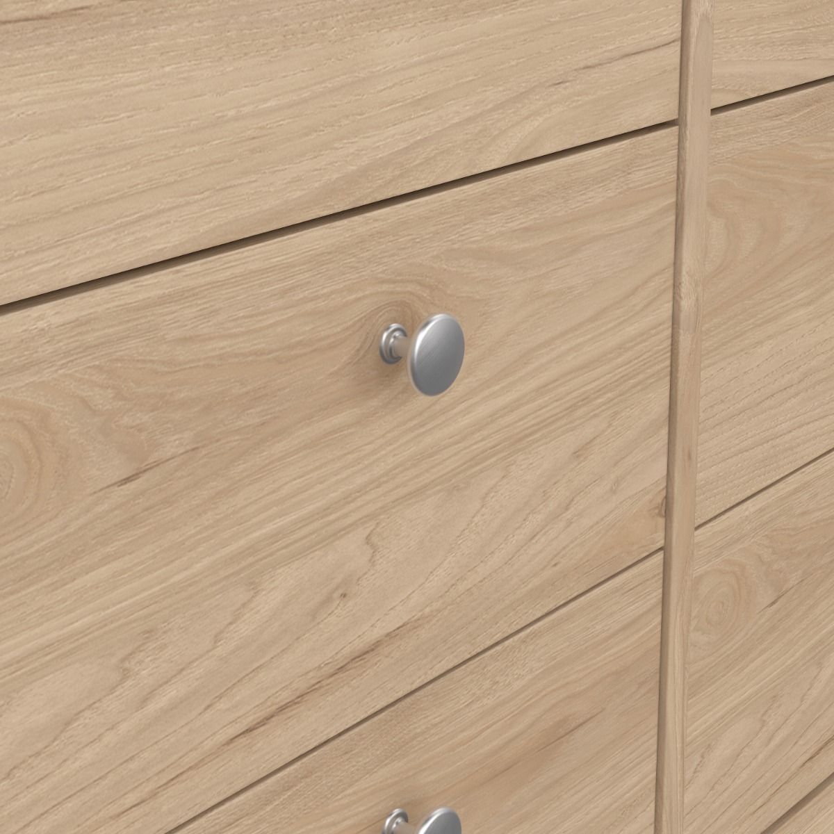 Madrid Double Dresser 4+4 Drawers in Jackson Hickory Oak