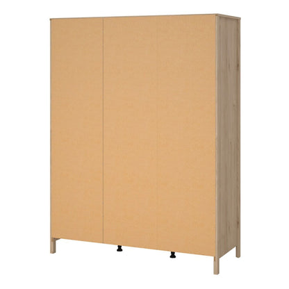 Madrid Wardrobe 3 Doors in Jackson Hickory Oak