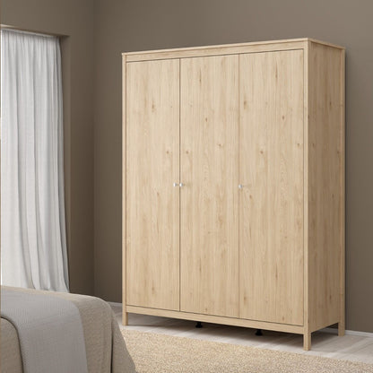 Madrid Wardrobe 3 Doors in Jackson Hickory Oak