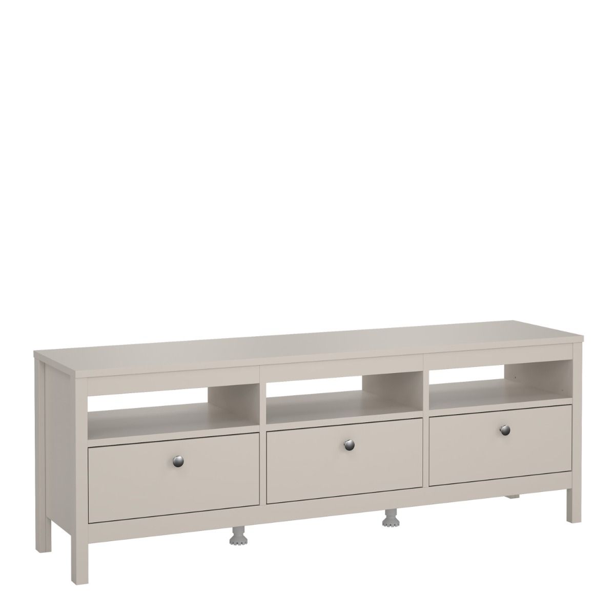 Madrid TV Unit 3 Drawers in Cashmere