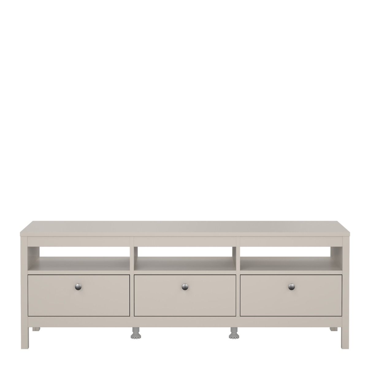 Madrid TV Unit 3 Drawers in Cashmere
