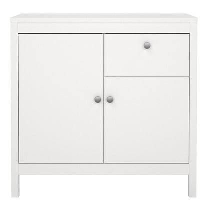 Madrid Sideboard 2 Doors 1 Drawer in White