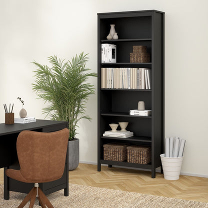 Madrid Bookcase in Matt Black
