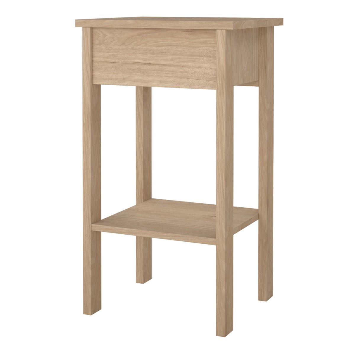 Madrid Bedside Table with 1 Drawer in Jackson Hickory Oak