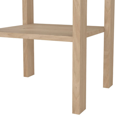 Madrid Bedside Table with 1 Drawer in Jackson Hickory Oak