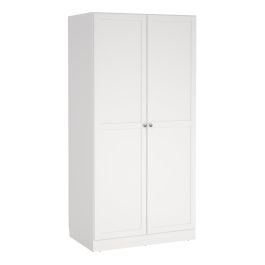 Brande Wardrobe 2 Frame Doors in White