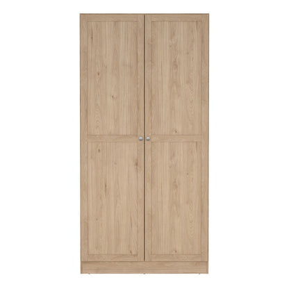 Brande Wardrobe 2 Frame Doors in Jackson Hickory