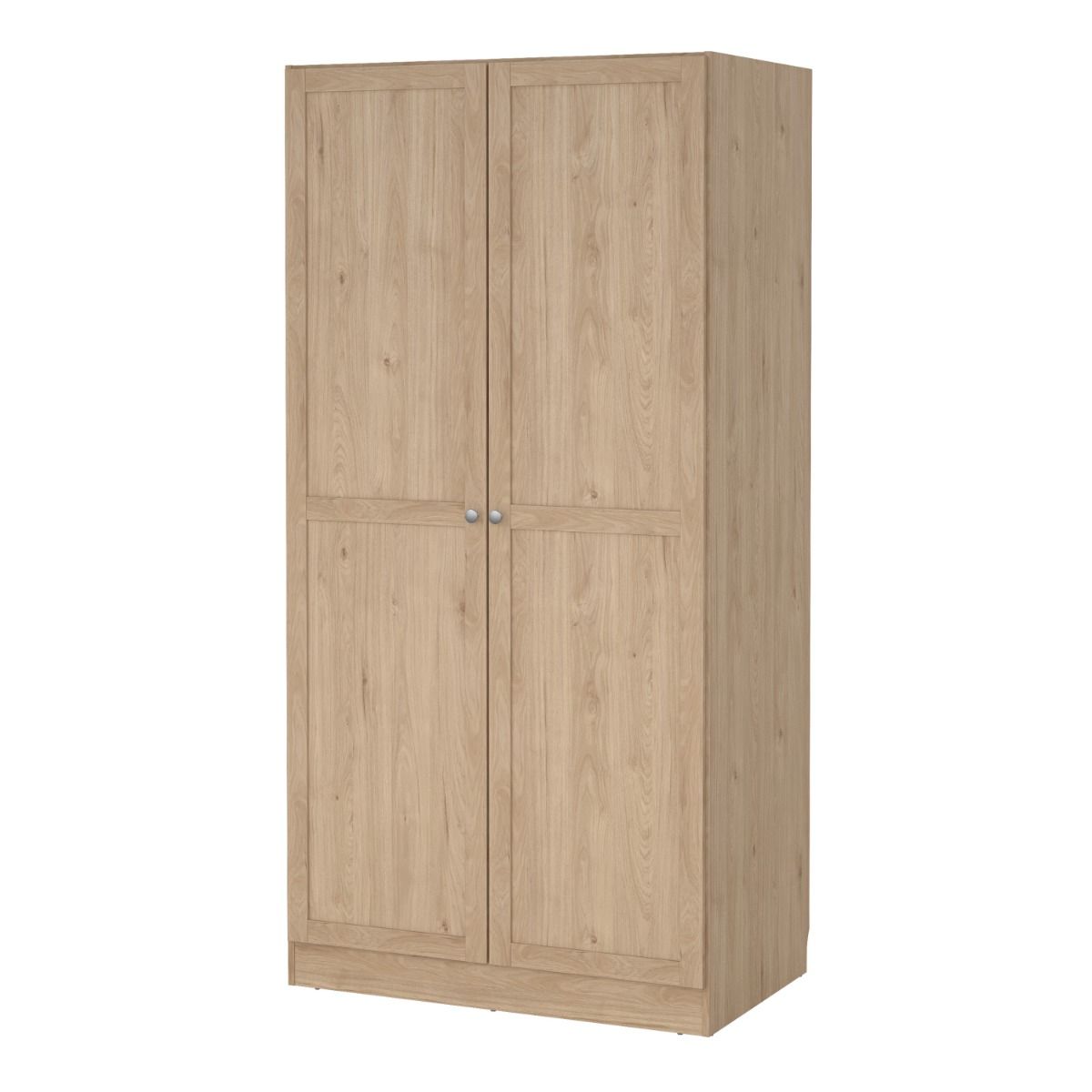 Brande Wardrobe 2 Frame Doors in Jackson Hickory