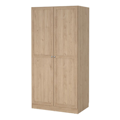 Brande Wardrobe 2 Frame Doors in Jackson Hickory