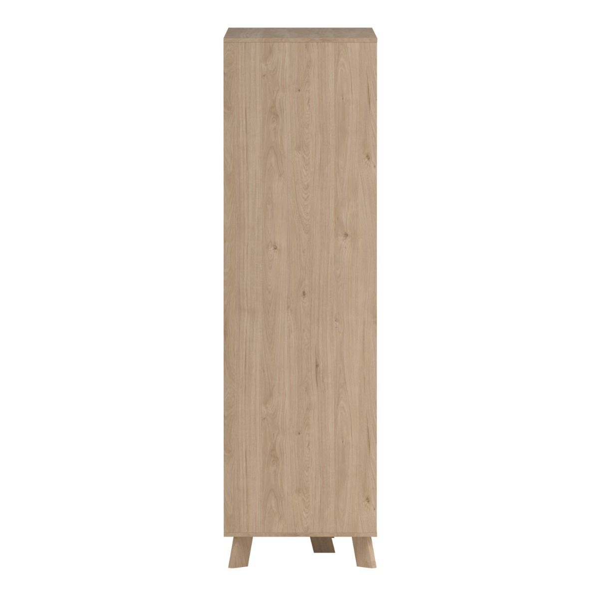 Ikast Wardrobe 3 Doors 2 Drawers with Mirror in Jackson Hickory and White