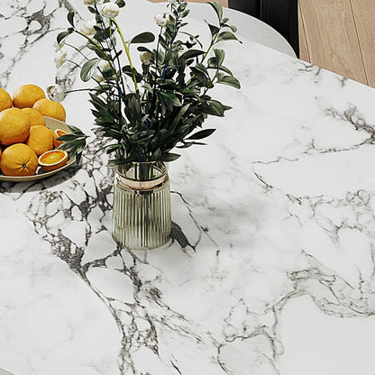 Ava Vintage Dining Table, Marble