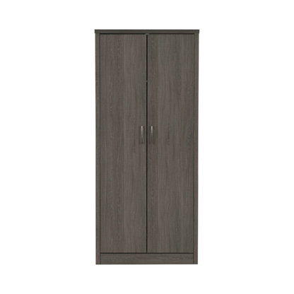 Lisbon 2 Door Wardrobe – Black Wood Grain