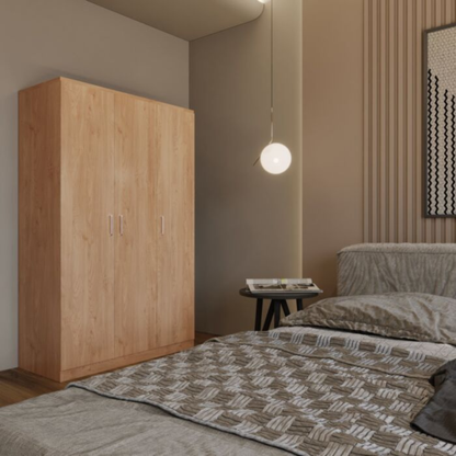 Dakota 3 Door Wardrobe – Oak Effect