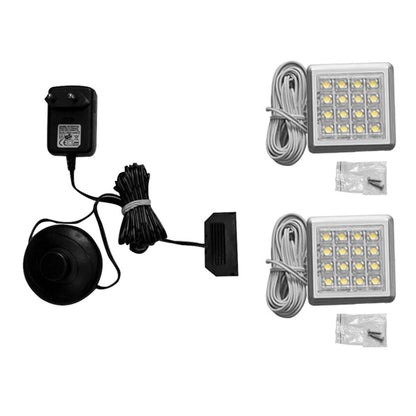 LED Down Light Set for Cabinets with Foot Switch