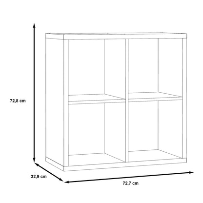 Mauro 2x2 Storage Unit in Artisan Oak