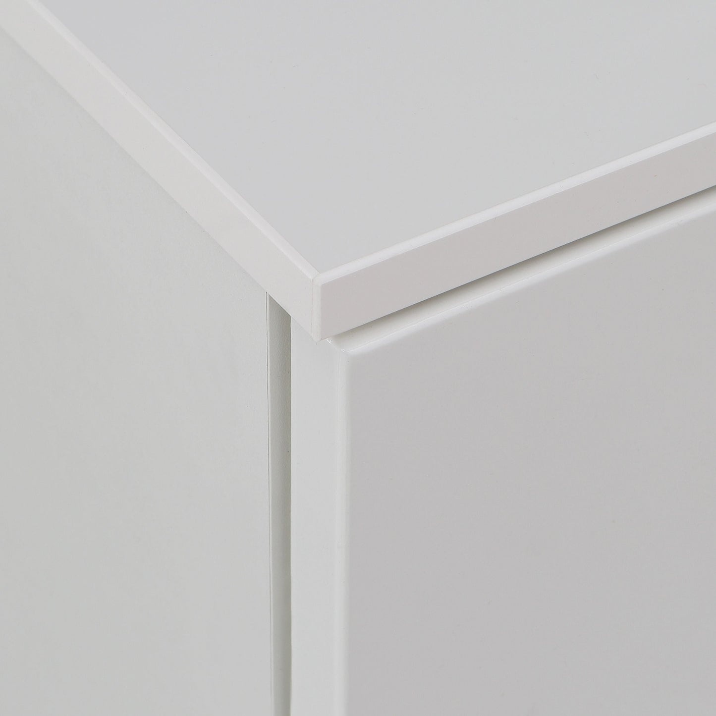 Sienna Bedside Table in White Gloss