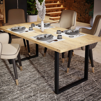 Nikomedes Dining Table in Bartex Oak 180x90cm